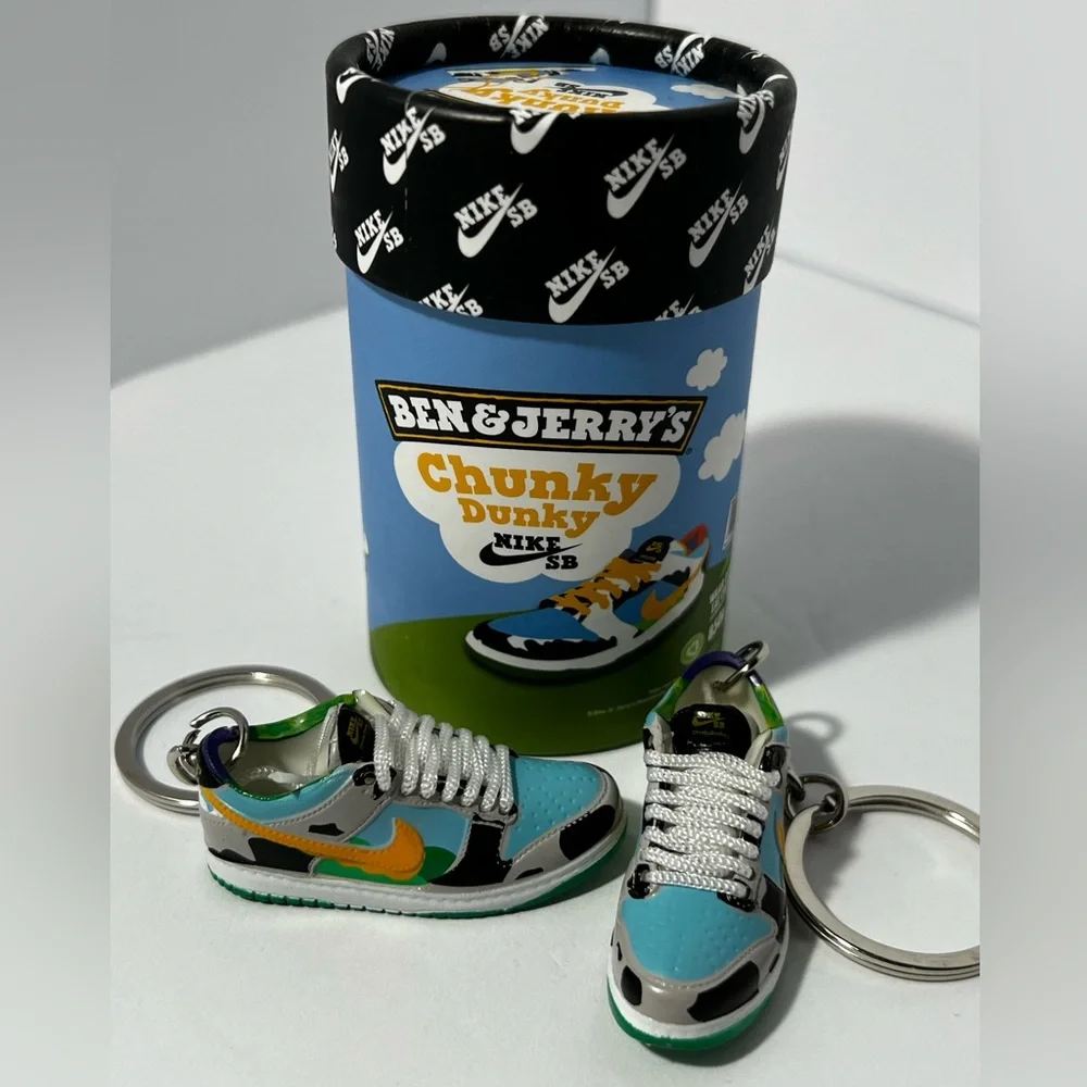 Ben & Jerry’s x Nike SB‎ Chunky Dunky Mini Sneaker Keychain Ice Cream Container